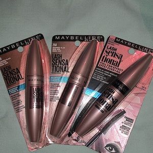 PRICE IS FOR ALL 3 MAYBELLINE LASH SENSATIONAL MASCARAS